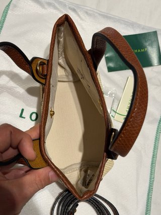 Bolso Longchamp Le Pliage Le Panier Marrón XS
