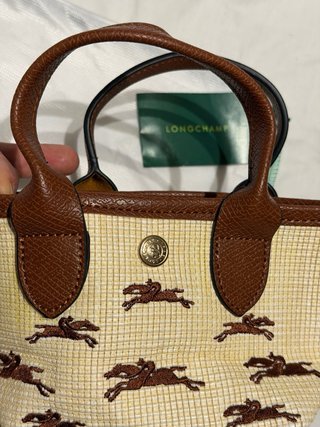 Bolso Longchamp Le Pliage Le Panier Marrón XS