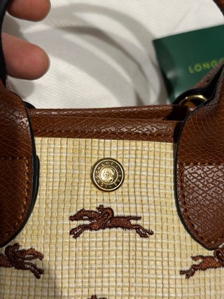 Bolso Longchamp Le Pliage Le Panier Marrón XS