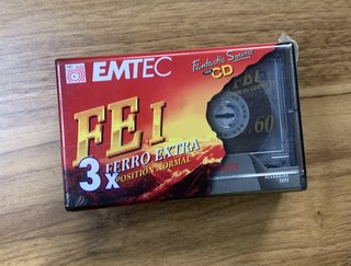 Lotto 3 Cassette EMTEC FE I Ferro Extra 60 Min