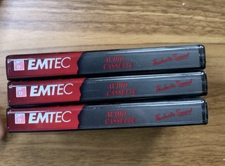 Lotto 3 Cassette EMTEC FE I Ferro Extra 60 Min