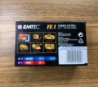 Lotto 3 Cassette EMTEC FE I Ferro Extra 60 Min