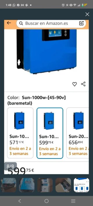 Inversor SUN-1000G8 2