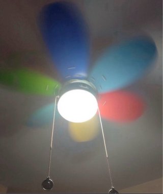 Ventilatore per bambini multicolore