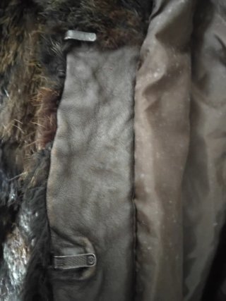 Chaqueta Pelo Marrón y Negro