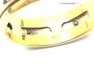 anillo oro 18k con piedra con diamante