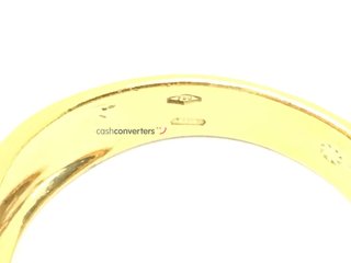 anillo oro 18k con piedra con circonita
