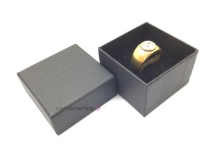 anillo oro 18k con piedra con circonita