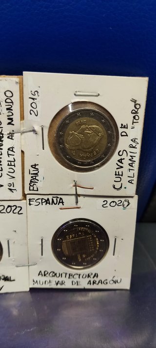 Lote 6 Monedas Conmemorativas, ECU Y Estuche