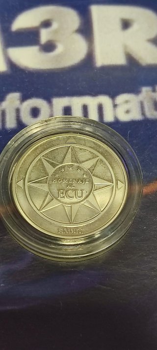 Lote 6 Monedas Conmemorativas, ECU Y Estuche
