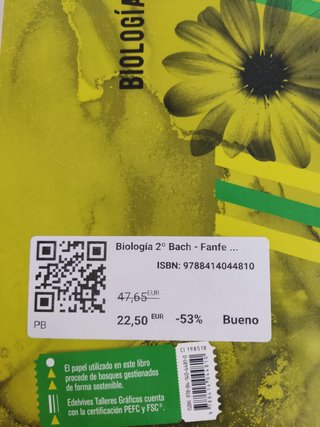 Biología 2º Bach - 9788414044810