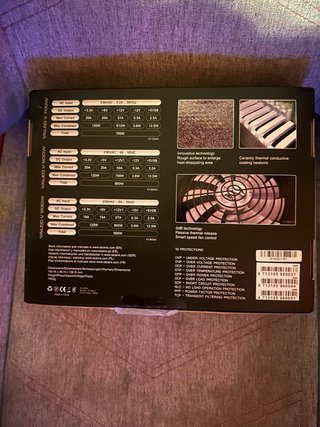 Fuente Alimentación Tacens 800W 80 Plus Silver