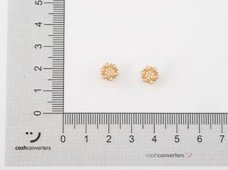 pendientes oro 18k con piedra