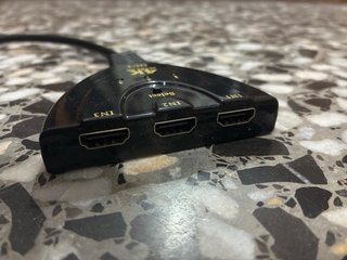 Conmutador HDMI 3 Entradas 1 Salida 4K