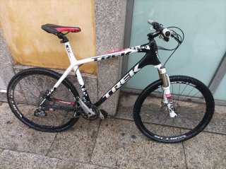 Bicicleta Trek carbón freno disco hidráulico