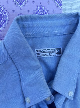 Conjunto Camisa Azul y Pantalón azul