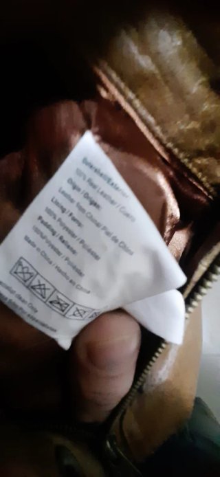 CAZADORA CUERO Talla L