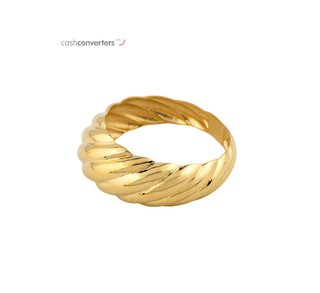 anillo oro 18k con circonita