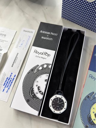Reloj Audemars Piguet x Swatch Royal Pop Negro