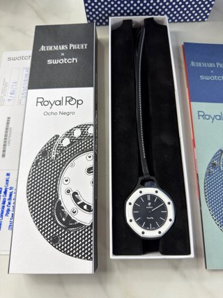 Reloj Audemars Piguet x Swatch Royal Pop Negro
