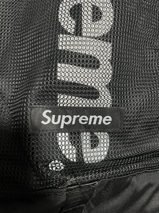 Mochila Supreme Negra Nueva Con Etiquetas