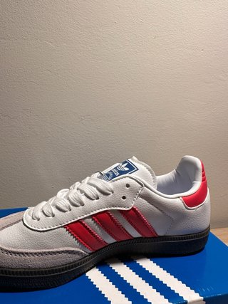 Adidas Samba OG Blancas/Rojas Talla 38 Nuevas