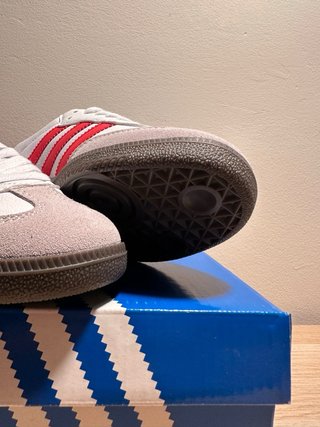 Adidas Samba OG Blancas/Rojas Talla 38 Nuevas