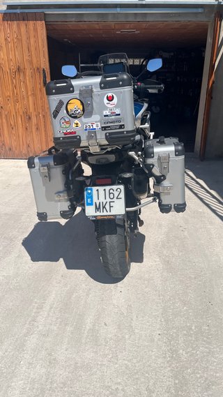 CFMoto 800MT Adventure Moto Azul/Plata