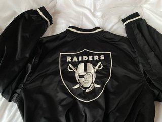 Chaqueta de los Raiders Negra