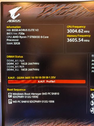 Pack 5700X3D + Placa B550 + 32GB DDR4 + Nvme 512GB