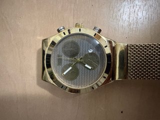Orologio Swatch Dorato Cronografo con Maglia