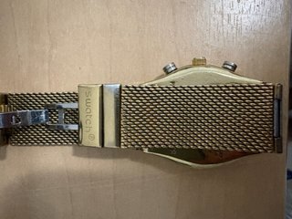 Orologio Swatch Dorato Cronografo con Maglia