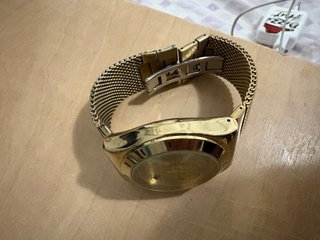 Orologio Swatch Dorato Cronografo con Maglia
