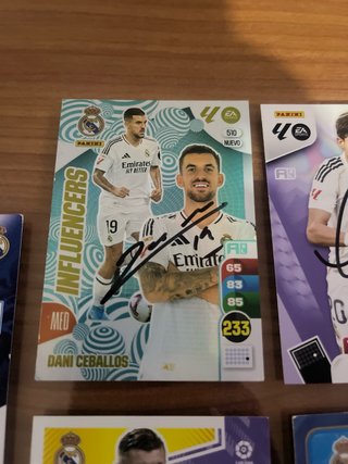 Cromos Firmados Real Madrid