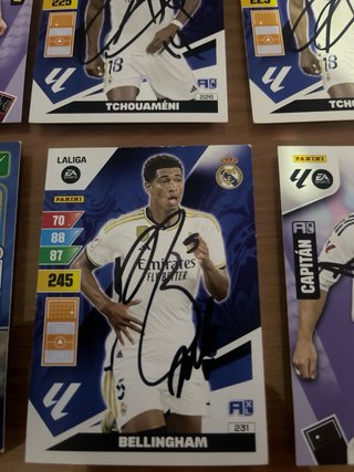Cromos Firmados Real Madrid