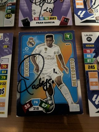 Cromos Firmados Real Madrid