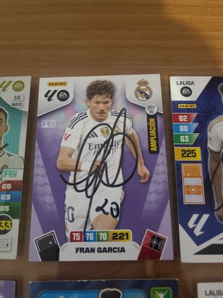 Cromos Firmados Real Madrid