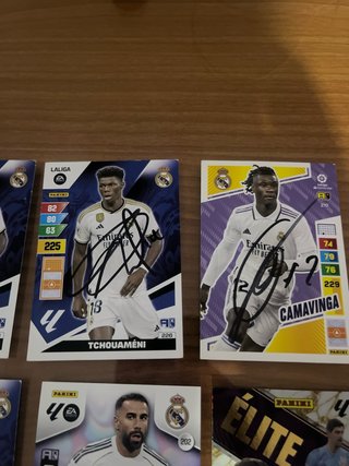 Cromos Firmados Real Madrid