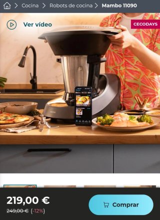 ✅️ Robot Cocina Mambo 11090 Cecotec