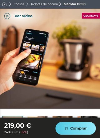 ✅️ Robot Cocina Mambo 11090 Cecotec