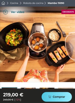 ✅️ Robot Cocina Mambo 11090 Cecotec