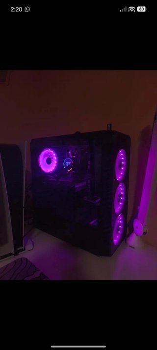 PC Gaming con luces RGB