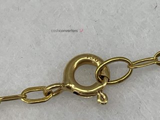 cadena oro 18k 27cm