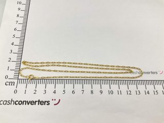 cadena oro 18k 27cm