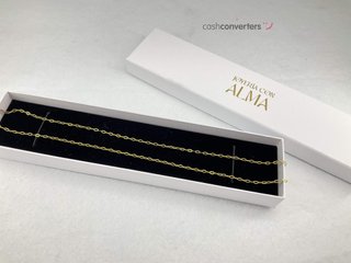 cadena oro 18k 27cm