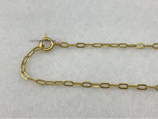 cadena oro 18k 27cm