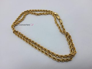 cadena oro 18k 23cm