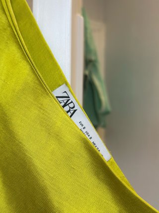 Vestido Zara lima