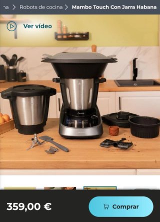 ✅️ Robot de Cocina Mambo Touch Jarra Habana