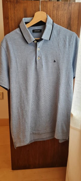 Polo Jack & Jones Azul Claro Talla L